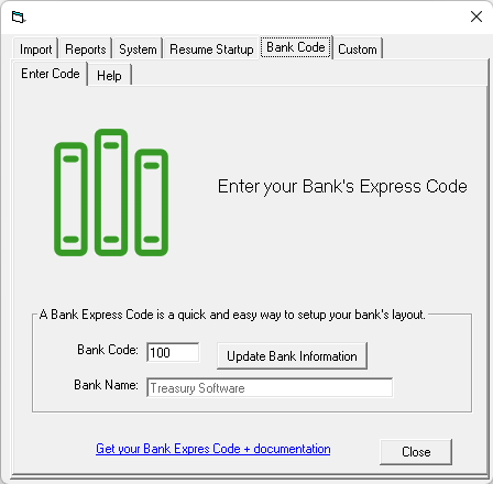 Positive Pay Bank Formats / Layouts