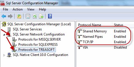 SQL Server Configuration Manager