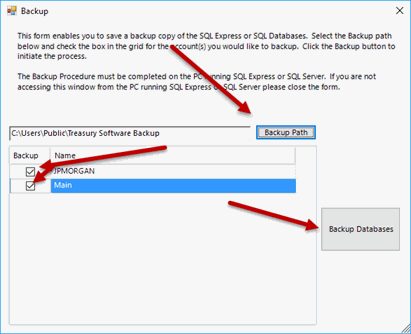 SQL backup