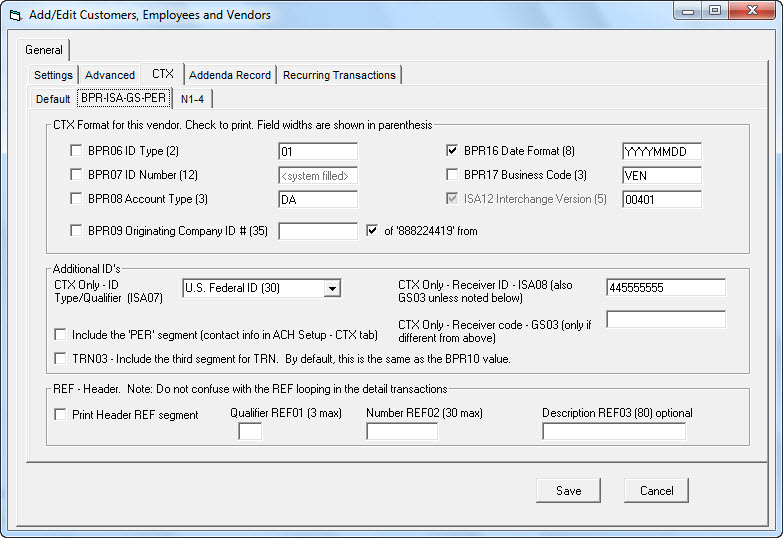 ACH CTX Sample Two